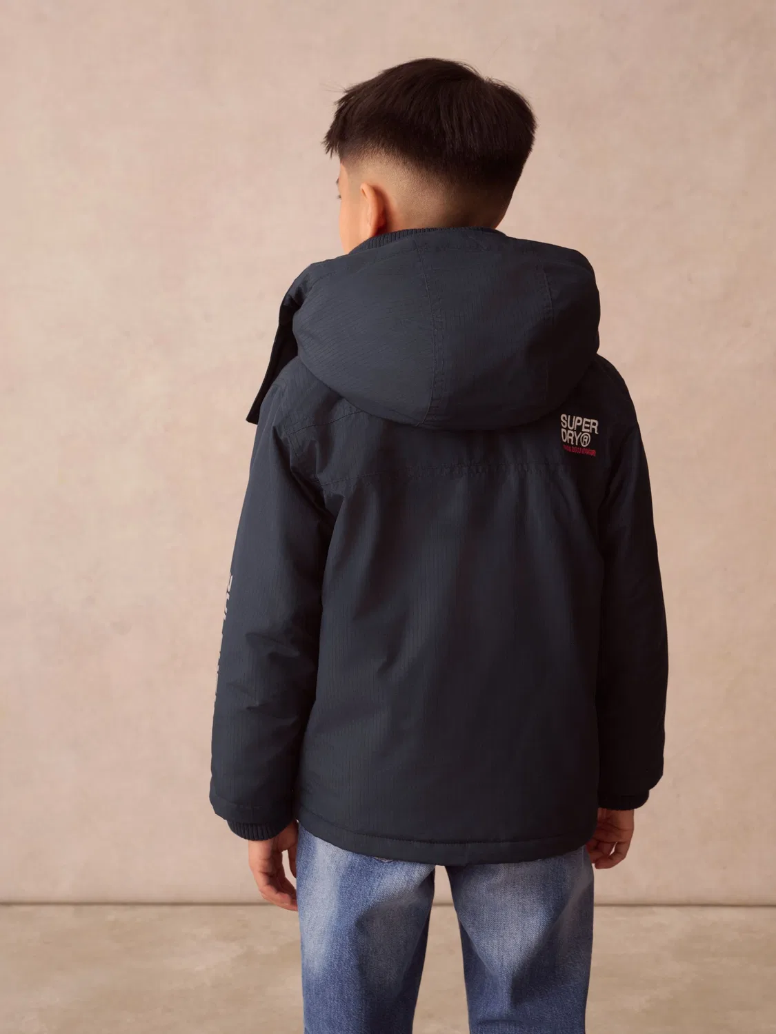 Пальто с флисовой подкладкой, Ripstop Superdry, черный — фото 2