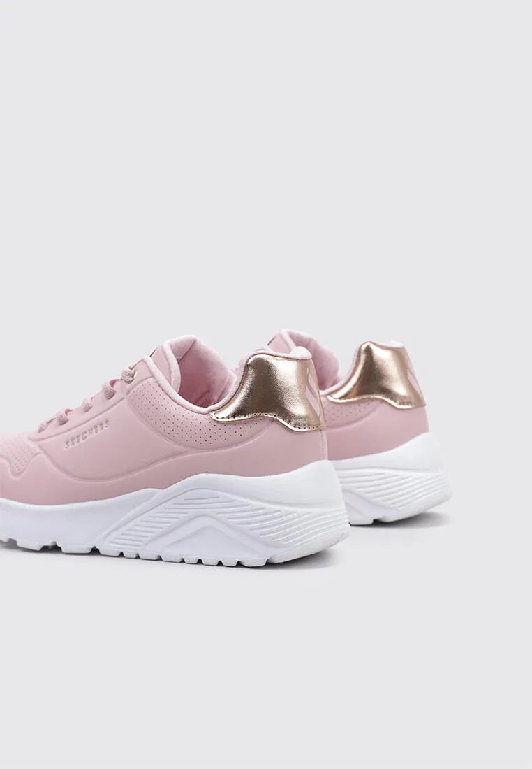 Детские кроссовки на шнуровке Mve One Lite Skechers, Rosa — фото 4
