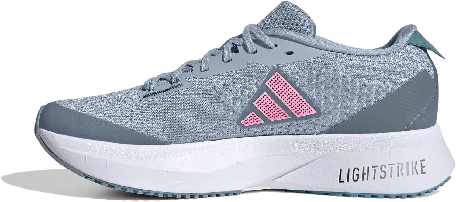 Детские беговые кроссовки Adidas Adizero, Wonblu Pnkfus Arcngt — фото 4