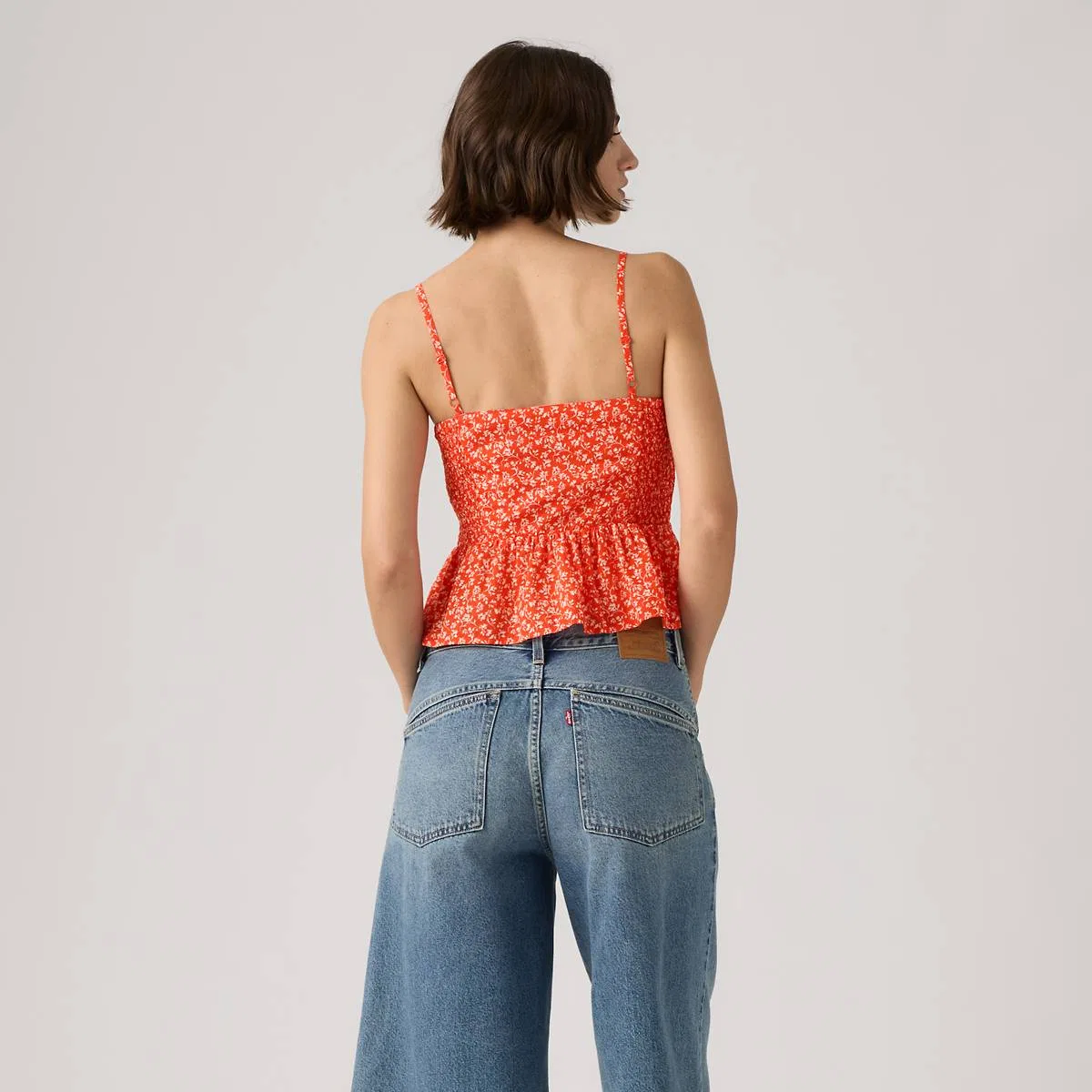 Блузка Моне Levi's, Pamela Floral Vine S - Red — фото 4