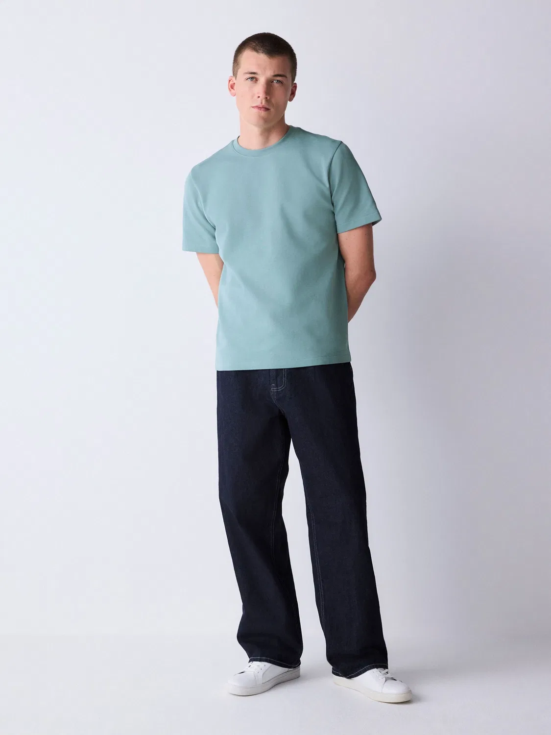Футболка Regular Fit, Soft Heavyweight Next, Green Sage — фото 2