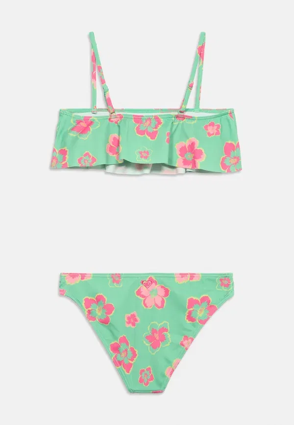 Купальник с цветочным принтом Tropicool set, Roxy, Green, зеленый — фото 2