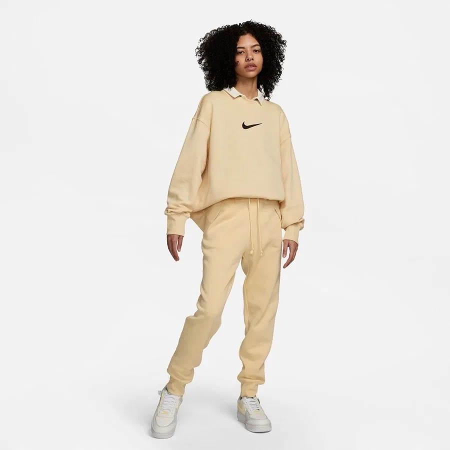 Женские спортивные штаны из флиса Nike Sportswear Fleece Pant, Кремовый