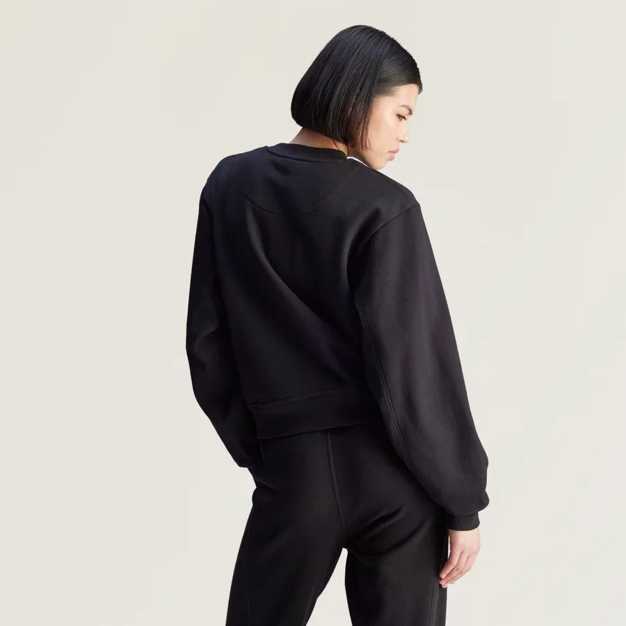 Женский свитшот с длинным рукавом By Stella Mccartney adidas, Черный — фото 2