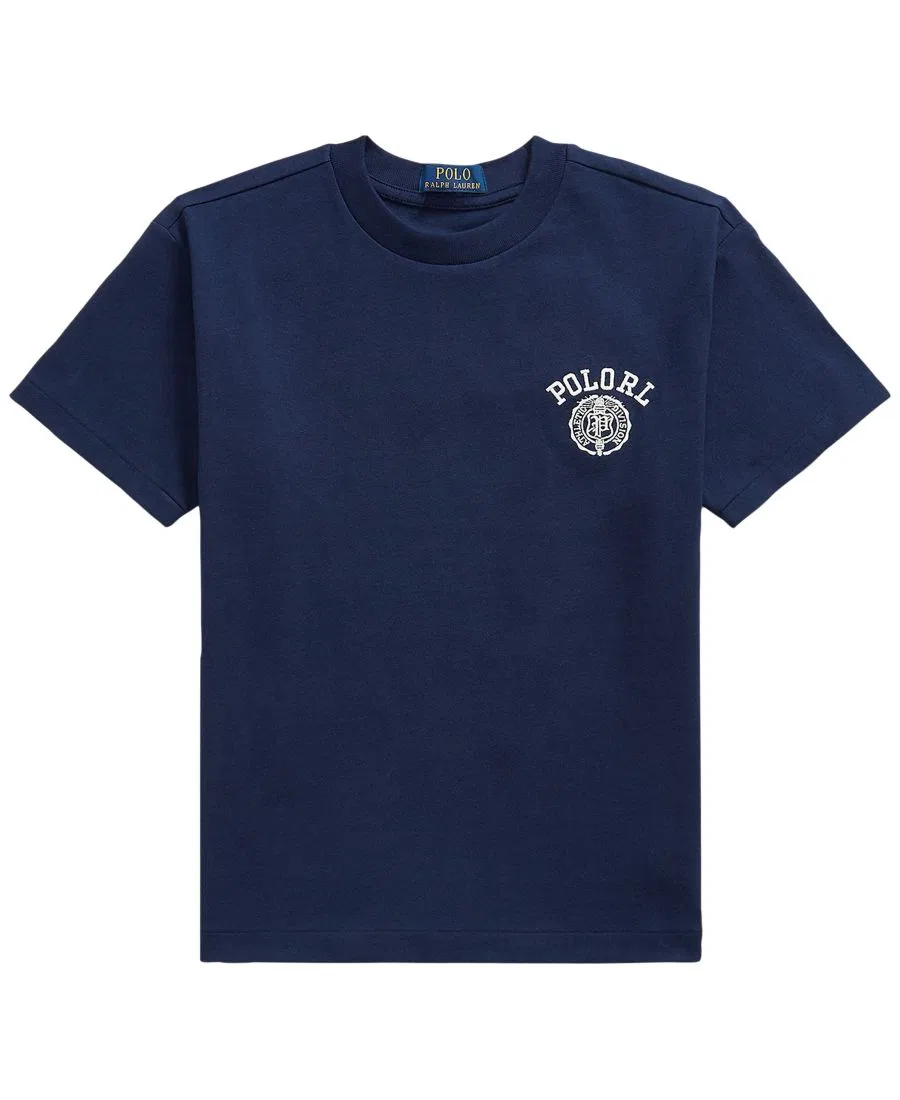 Футболка свободного кроя с вышивкой Polo Ralph Lauren, Refined Navy