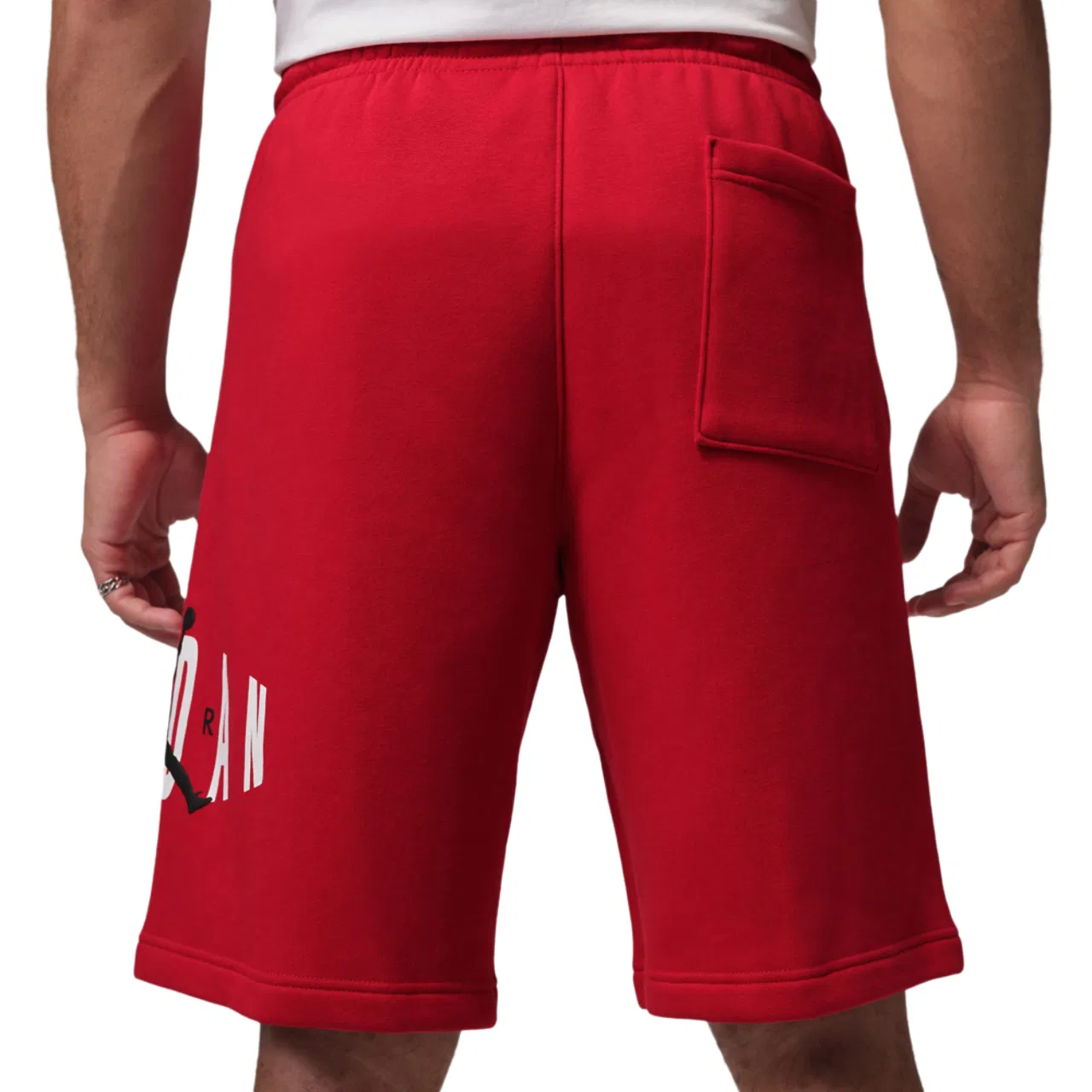 Шорты мужские Brooklyn Stretch Fleece Jordan, цвет Gym Red/Black — фото 2