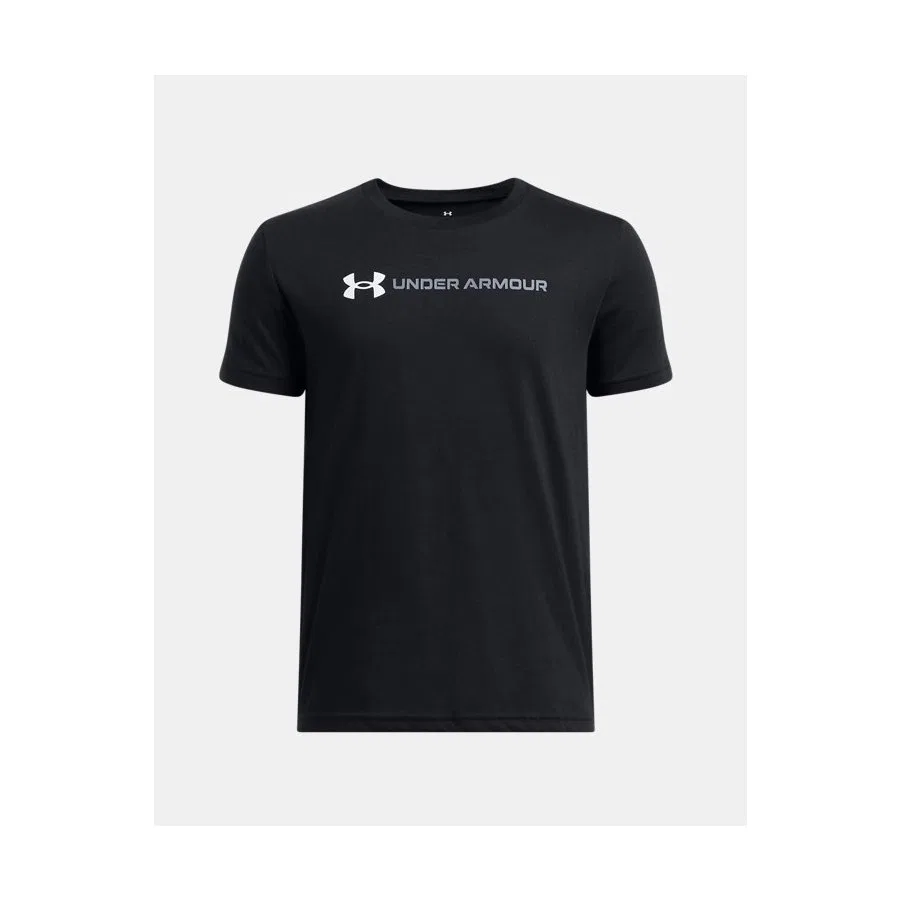 Детская футболка с коротким рукавом Ua B Logo Wordmark Ss Under Armour, Белый