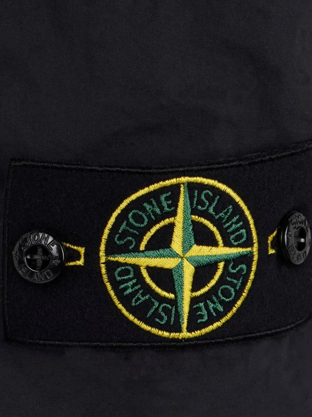 Карго-шорты с логотипом-нашивкой Stone Island, синий — фото 3