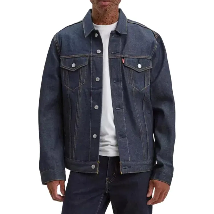 Мужская джинсовая куртка с лацканами Levi's, Blue Gray