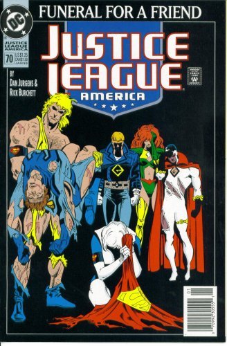 

Justice League America #70 : Grieving (Funeral For a Friend - DC Comics) (DC Comics)