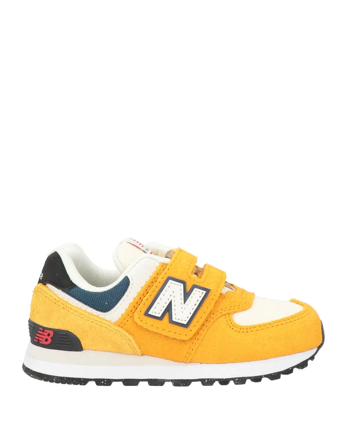 Детские кроссовки для девочек с замшевыми вставками New Balance, оранжевый