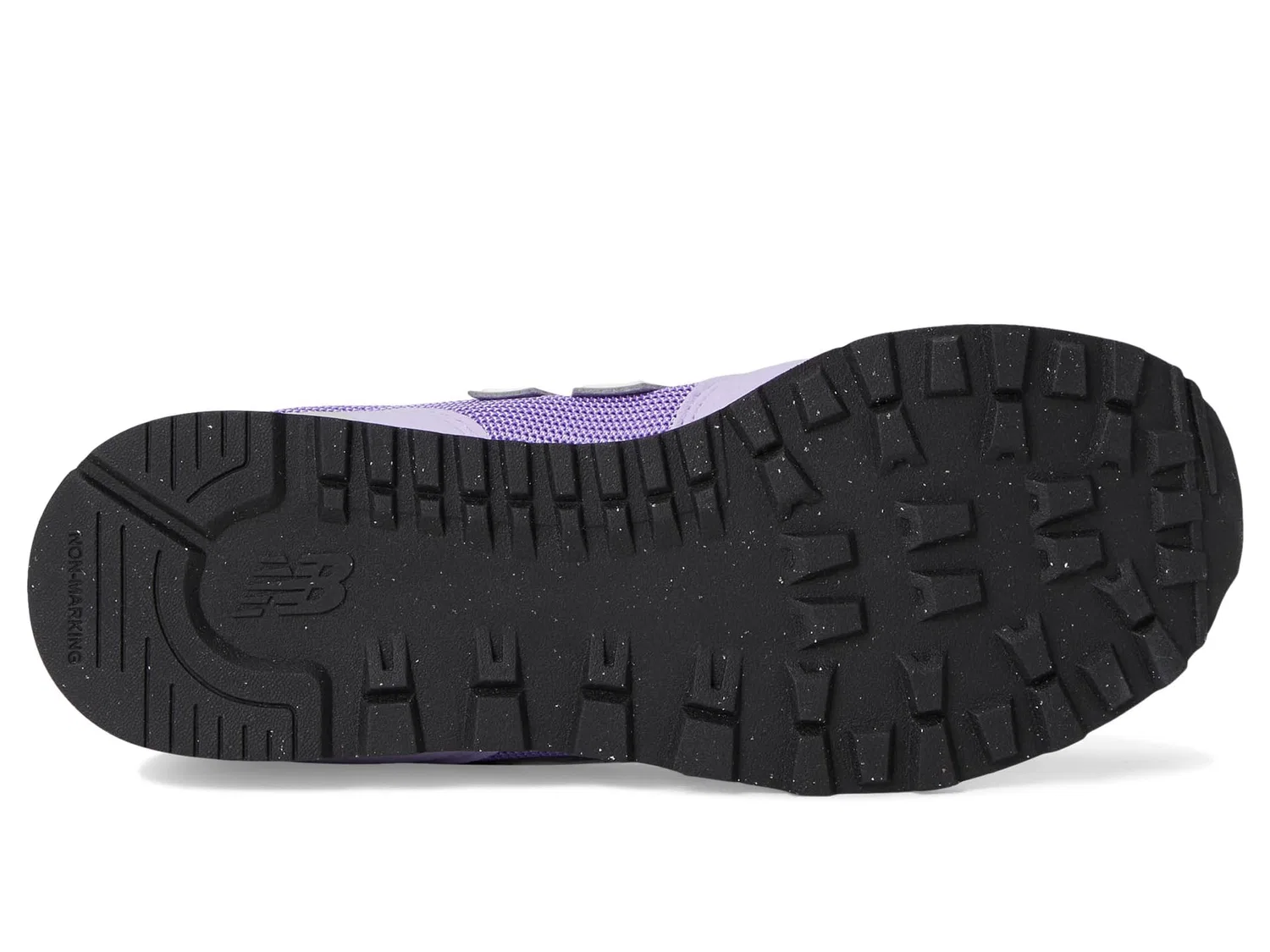 Детские кроссовки для девочек на липучке New Balance 515, Lilla Glo — фото 3
