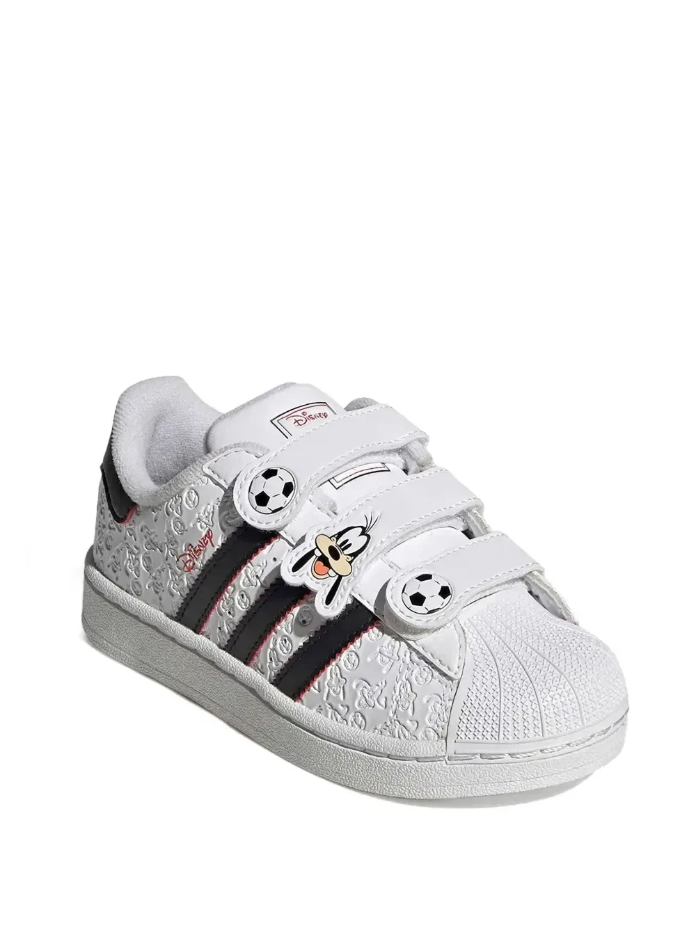Кроссовки adidas Kids X Disney Superstar с низким верхом и круглым носком, белый