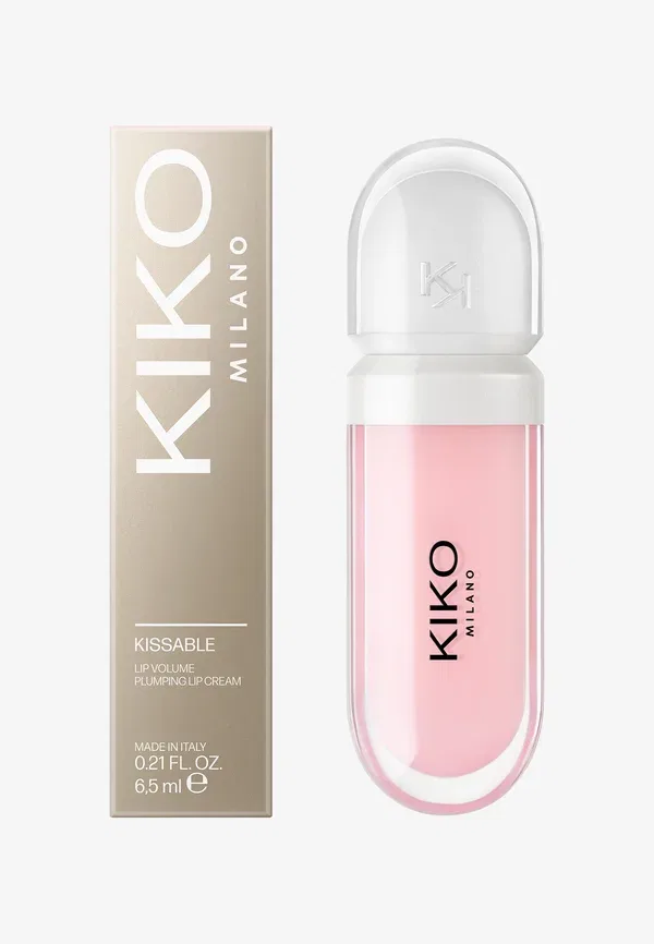 Крем для увеличения объема губ Kissable Lip Volume Plumping Lip Cream - средство для увеличения объема губ 6.5 мл Kiko Milano, цвет 01 tutu rose — фото 2