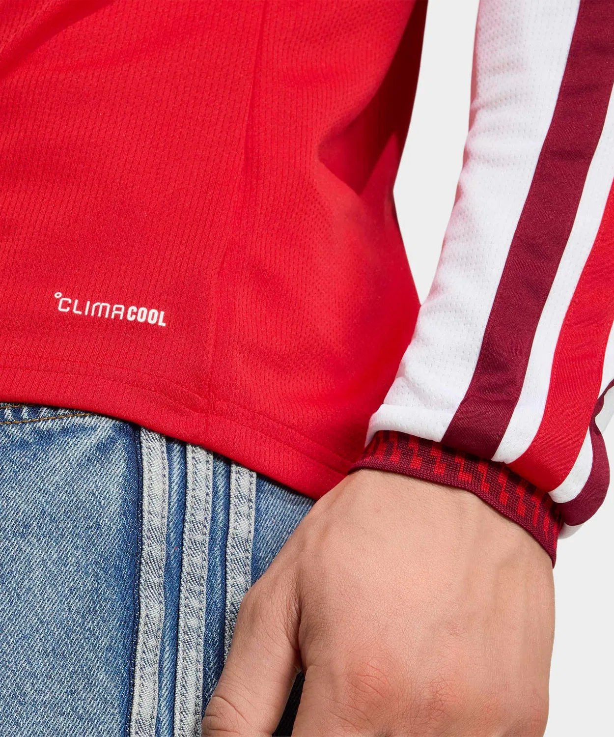 Мужская футболка с длинным рукавомс принтом Arsenal FC 26/27 Home Adidas, Red — фото 4