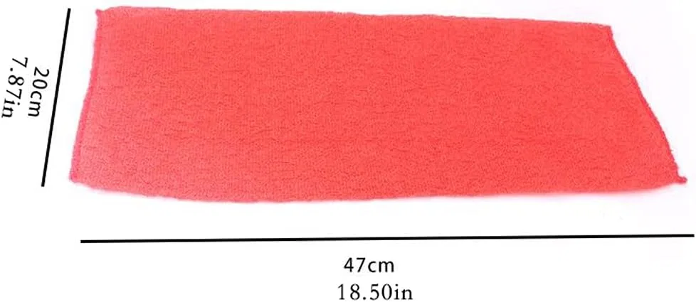Мочалка для пилинга, премиум нейлон, 3 шт, 7.87x18.5 дюймов, Red Yaya2021-Shop — фото 2