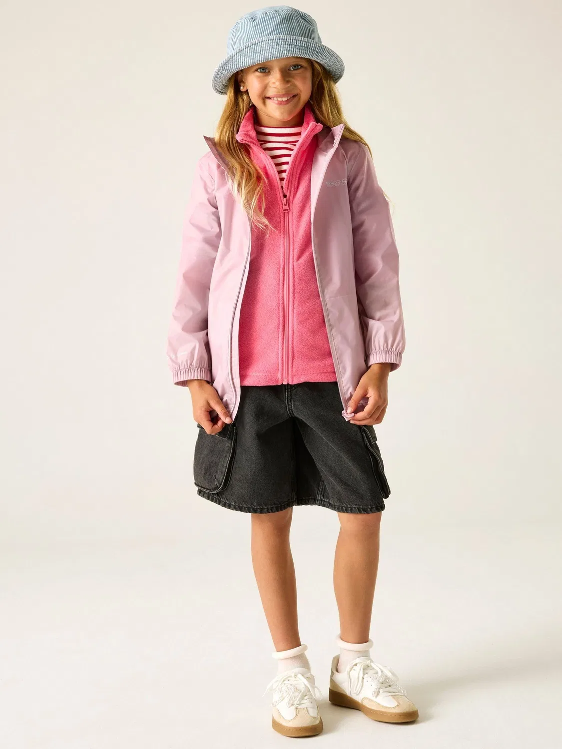 Куртка детская водонепроницаемая Pack-It Jacket III Regatta, фиолетовый — фото 2