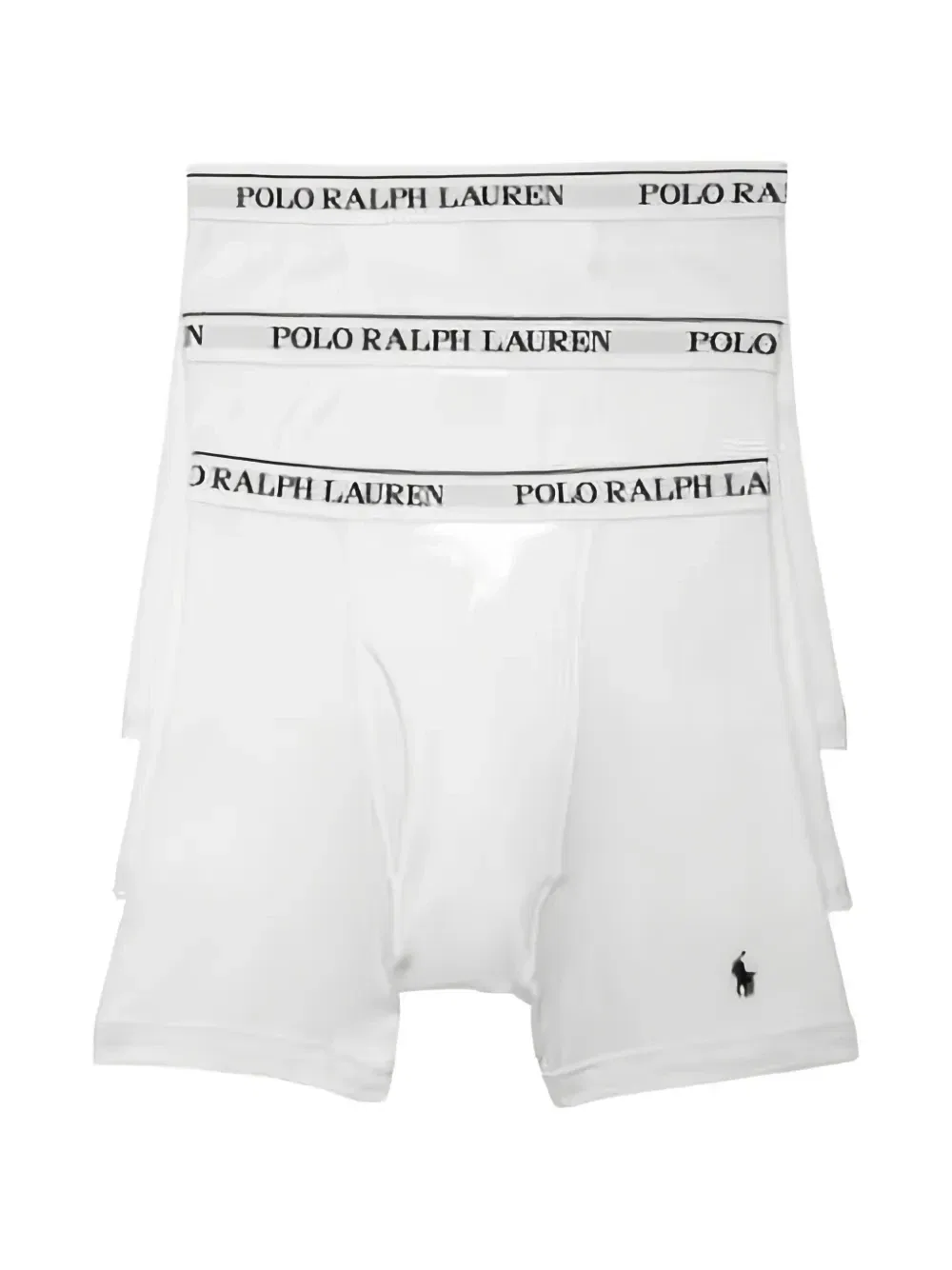 Боксеры с логотипом (набор из трех штук) Polo Ralph Lauren, белый