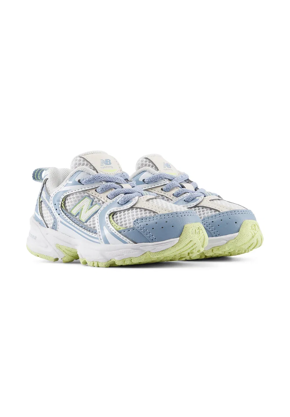 530 кроссовок унисекс New Balance, Light Arctic Grey / Nb 103 White — фото 2