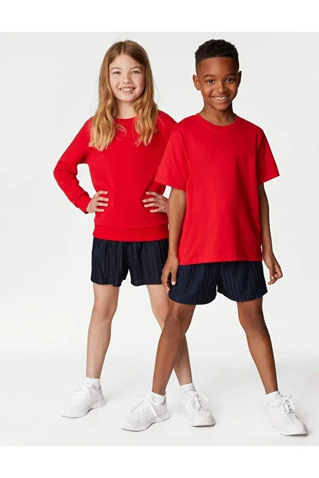 Детские шорты для мальчиков спортивные Regular Fit Marks & Spencer, Navy Blue