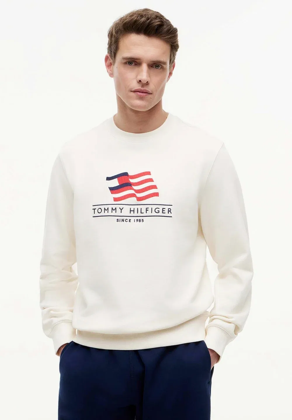 Rwb главный флаг терри - толстовка Tommy Hilfiger, Ivory Petal