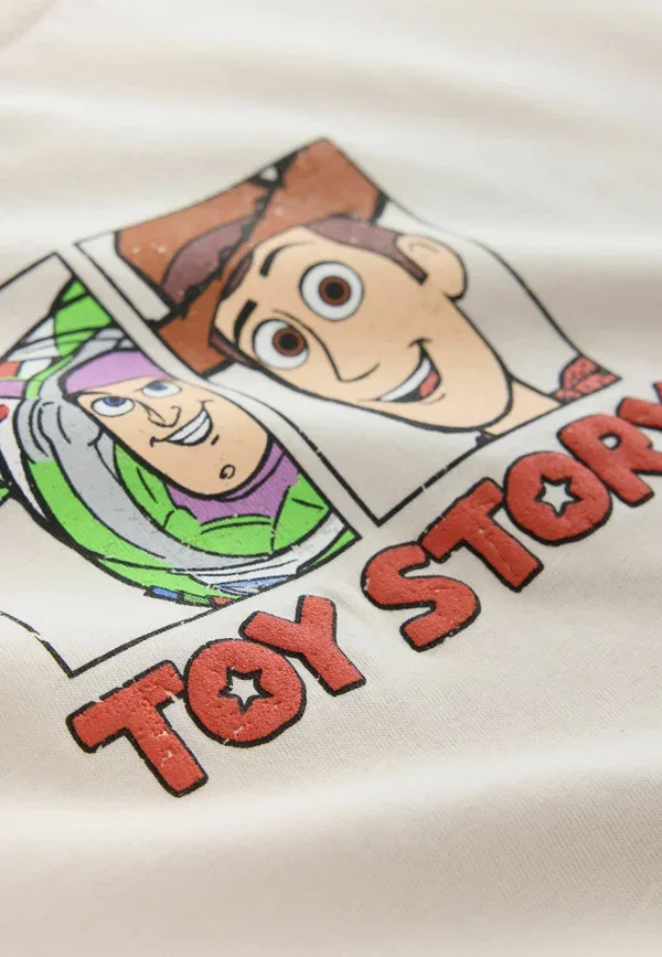 Футболка с принтом Disney Pixar Toy Story Regular Fit Next, ecru, экрю — фото 3