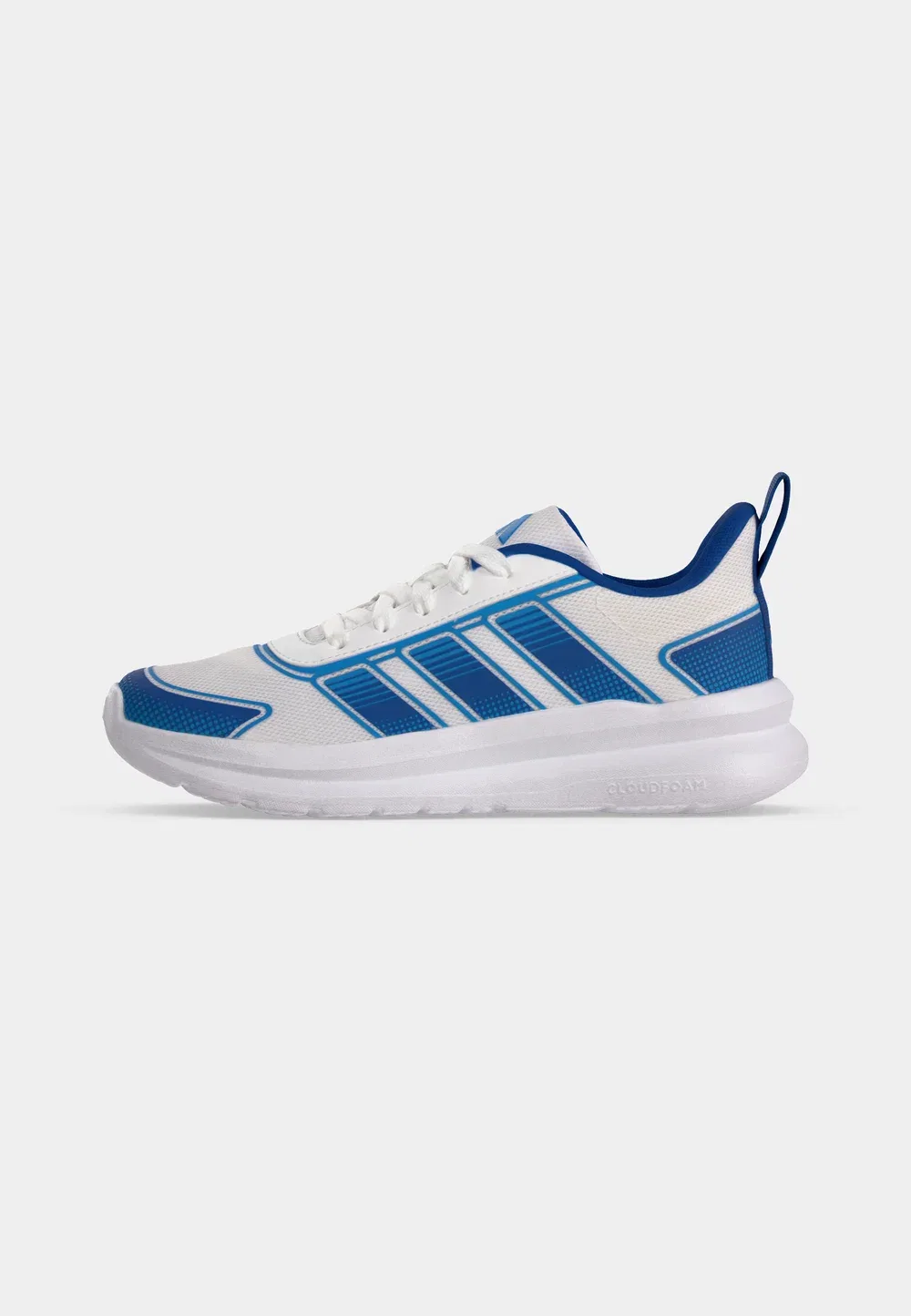 Tensaur run 4.0 унисекс - кроссовки для бега по улицам Adidas Performance, Footwear White/Team Royal Blue/Bright Blue — фото 2