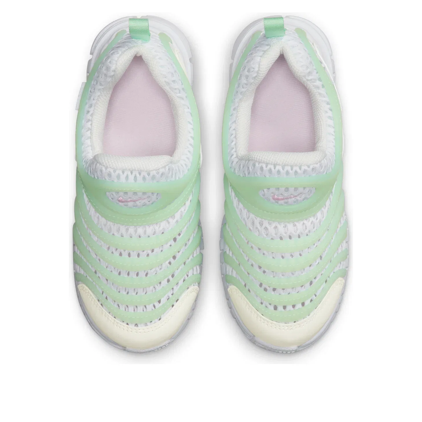 Детские кроссовки с низким верхом Nike Dynamo Free BR 2 White Arctic Green Sail, зеленый — фото 3