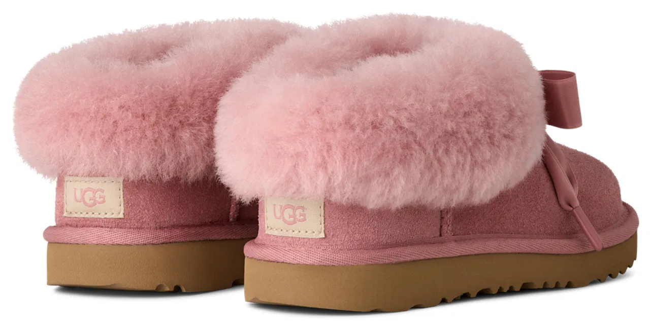 Тапочки для девочек Bailey UGG, цвет Pink Dawn/Pink Dawn — фото 3