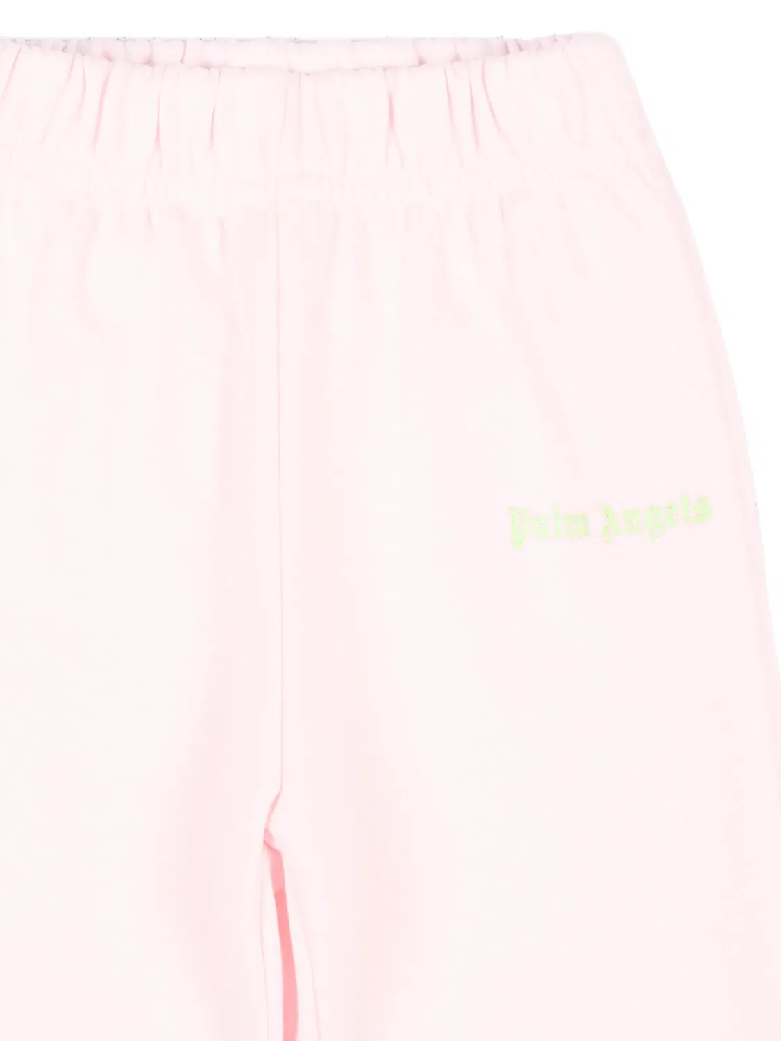 Спортивные брюки с эластичным поясом и логотипом Palm Angels Kids, розовый — фото 3