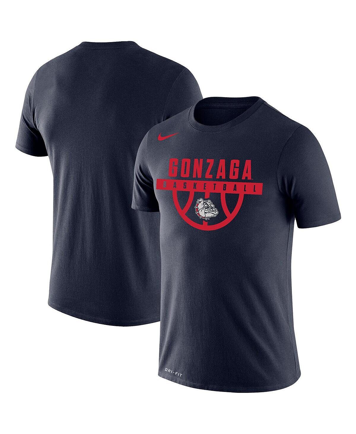 

Футболка Nike Gonzaga Bulldogs Basketball Drop Legend, темно-синий