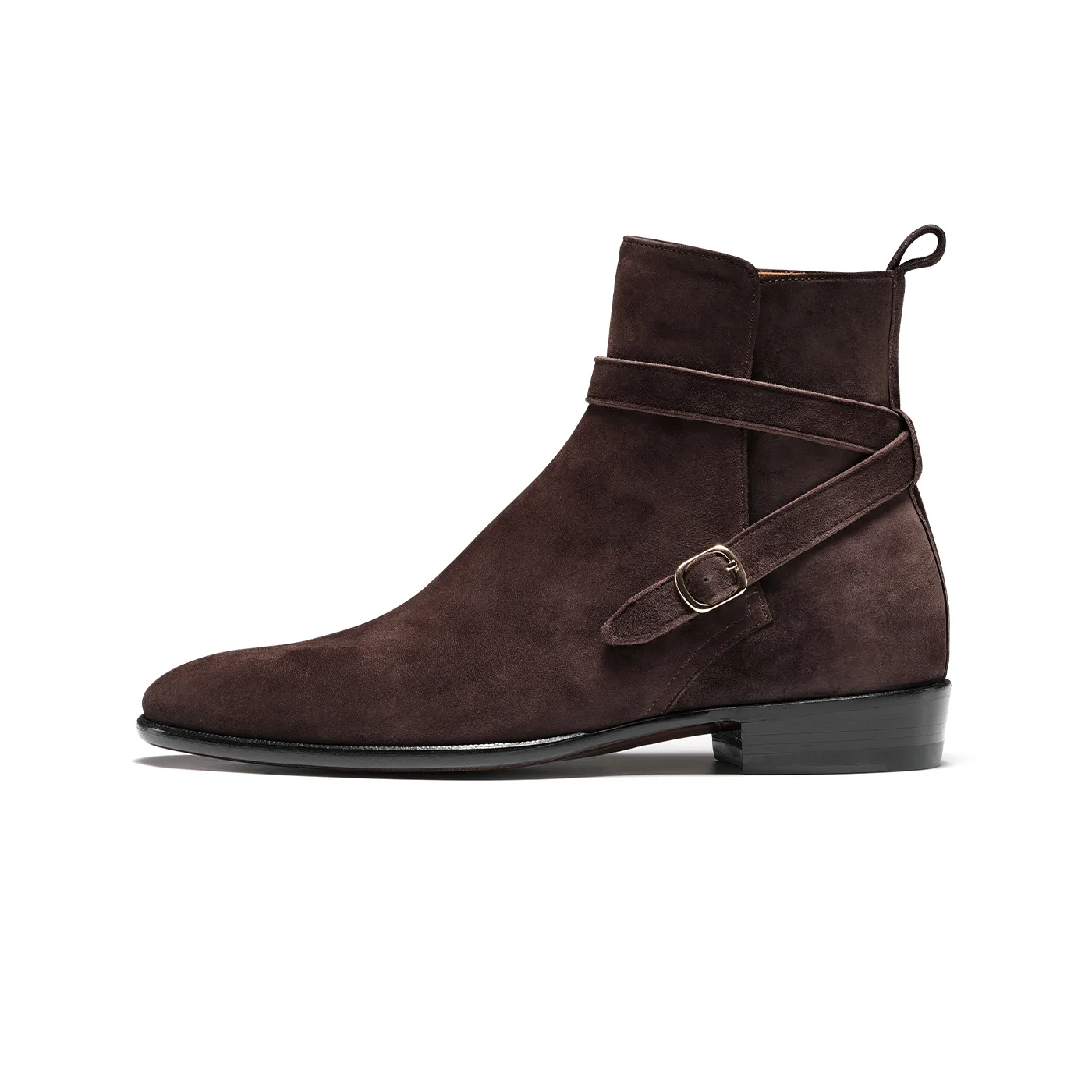 Ботинки из коровьей замши British Suede TRUFFAUT, Coffee S722