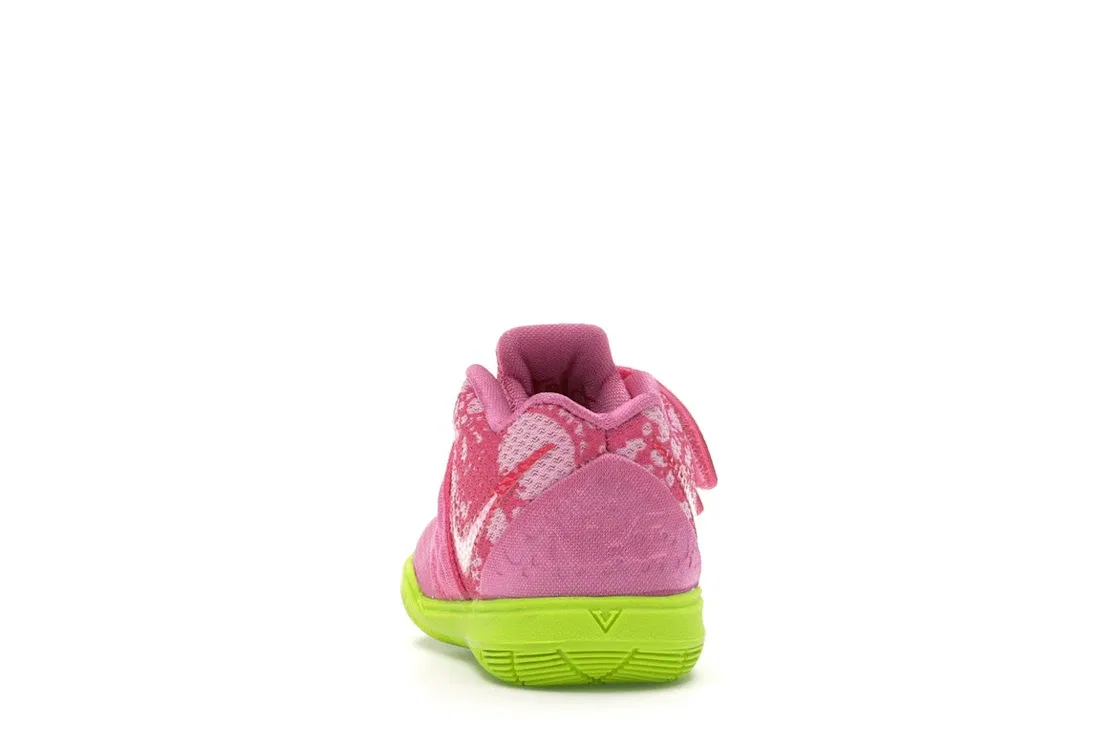 Детские кроссовки для мальчиков с дизайном Nike Kyrie 5 Spongebob Patrick Nike, Lotus Pink/University Red — фото 4