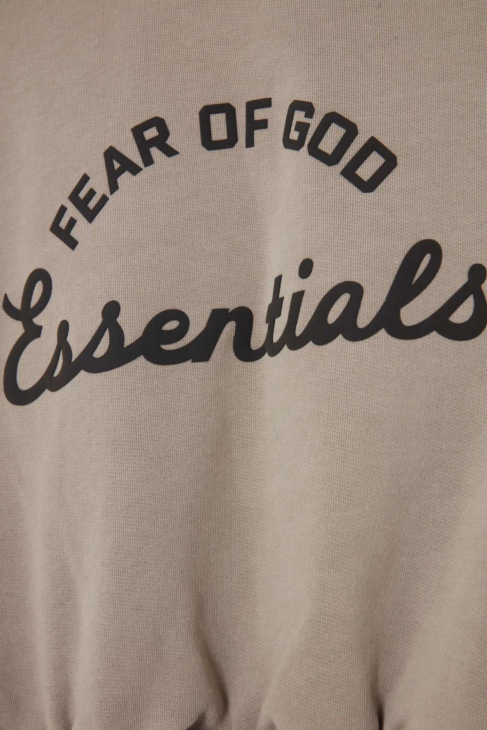 Свитшот из хлопкового флиса Training 90s Fear of God Essentials — фото 4