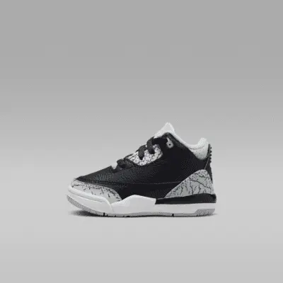 

Кроссовки Jordan 3 Retro "Green Glow", цвет Black/Wolf Grey/White/Green Glow