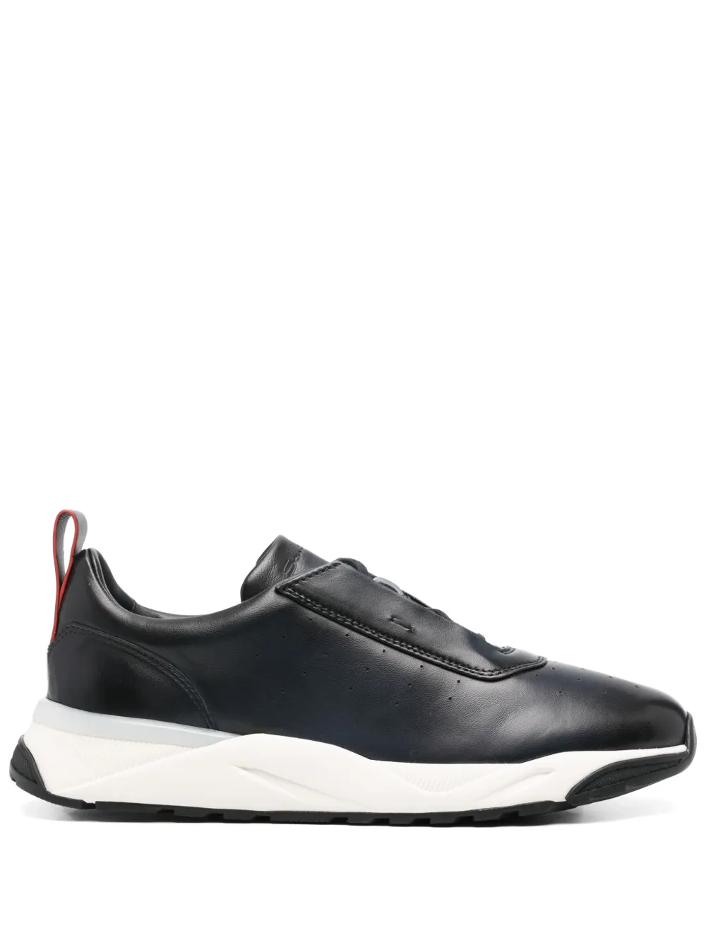 

Кожаные кроссовки Santoni, синий