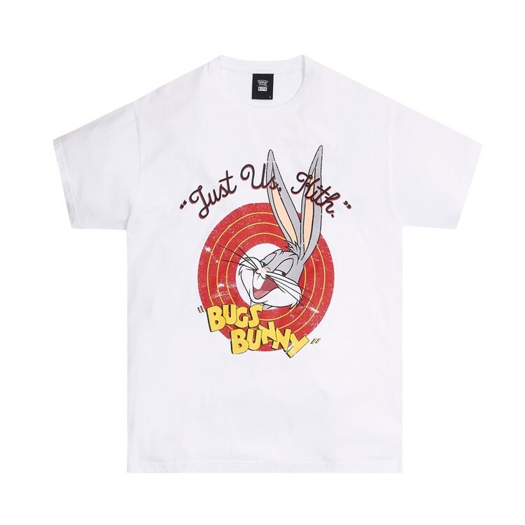 

Футболка Kith x Looney Tunes Bugs Vintage Tee 'White', белый