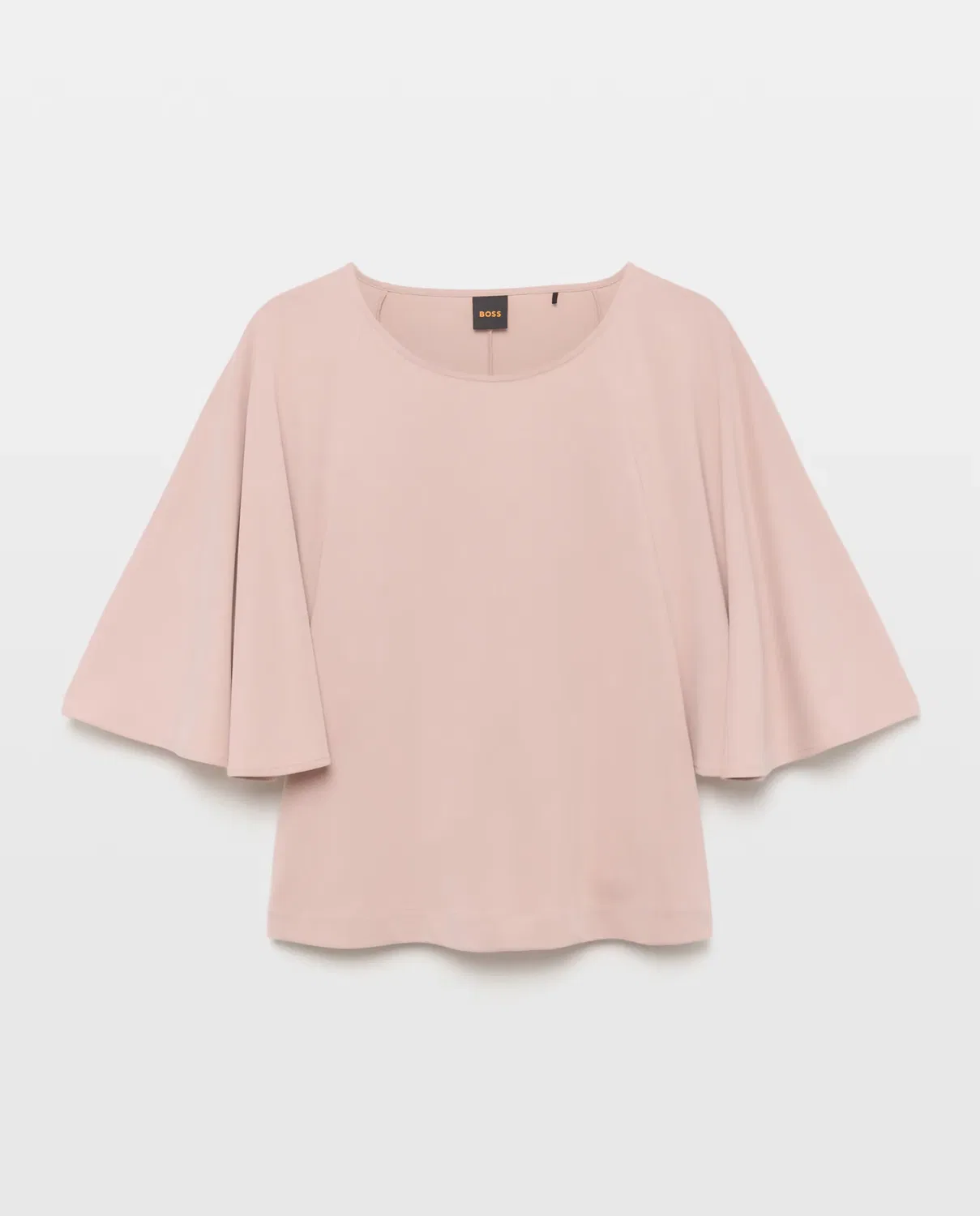 Женская футболка с коротким рукавом из модала Boss, Rosa — фото 4