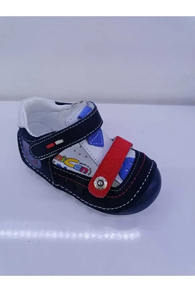 Детские туфли для мальчиков ортопедические Özgür Kids, Navy Blue — фото 4