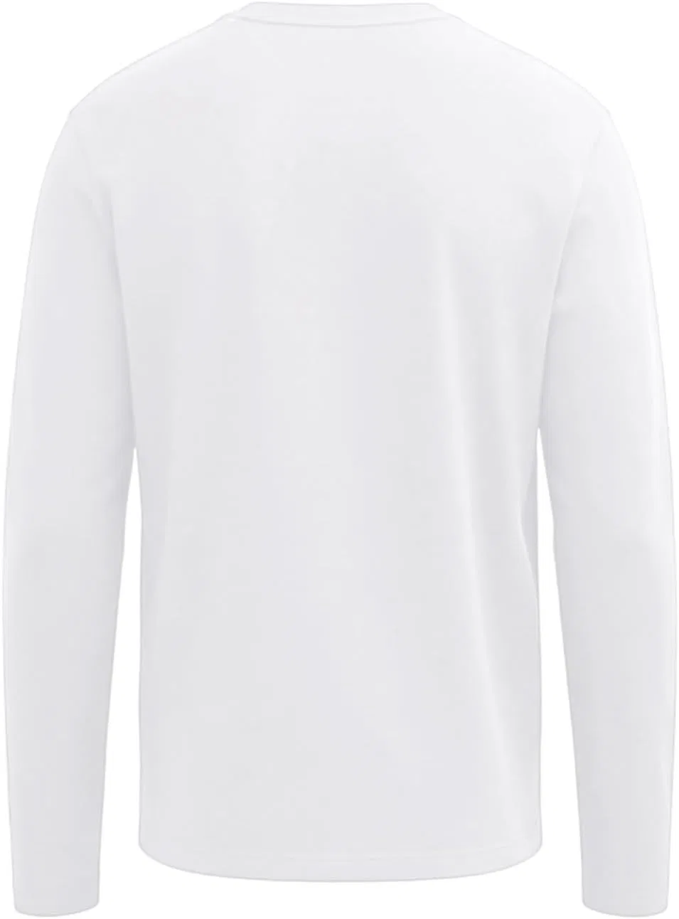 Мужская длинная футболка с круглым вырезом, White — фото 3