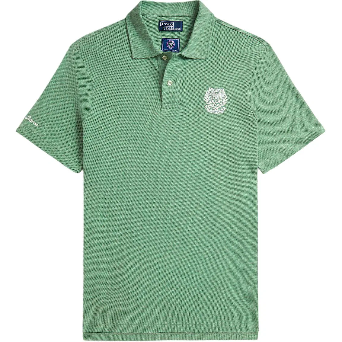 Мужское поло с воротником, средней посадки, Light Green, Polo Ralph Lauren