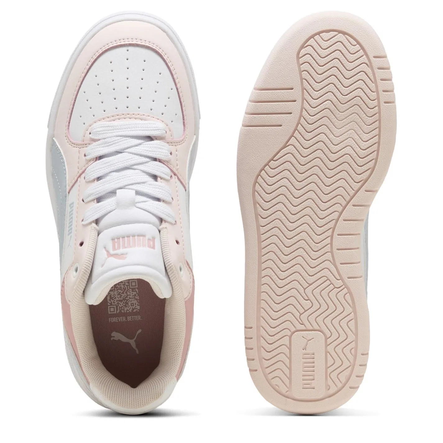 Детские кроссовки для мальчиков с низким верхом Caven Junior PUMA, III Block Jasmine Flower Lucite White — фото 3