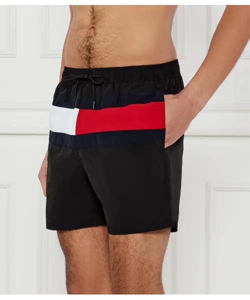

Пляжные шорты Regular fit Tommy Hilfiger Swimwear, черный
