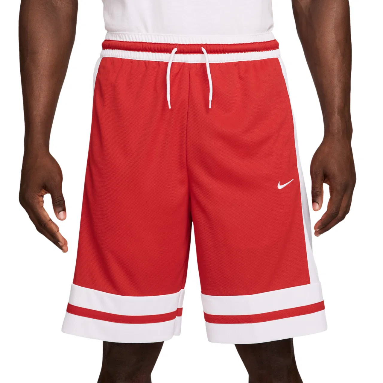 Мужские баскетбольные шорты из дышащего полиэстера Dri-FIT GM Classic 10" Nike, University Red/White