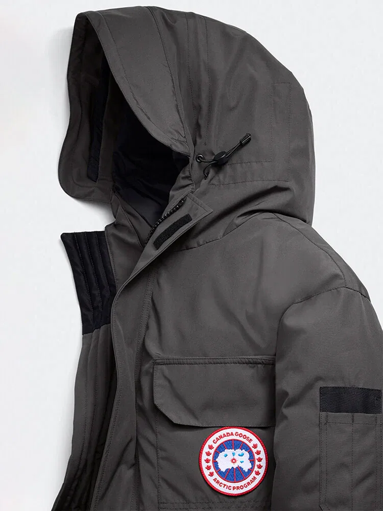 Пуховик экспедиционный, модель Expedition Parka CANADA GOOSE, Charcoal Gray — фото 2