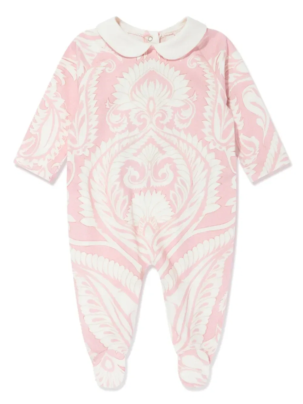 Пижамный комплект с принтом пейсли Etro Kids, розовый — фото 2