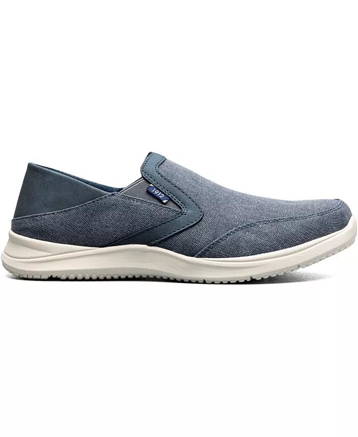 Мужские туфли Conway Ez Canvas Moc Toe Slip On Nunn Bush, синий — фото 2