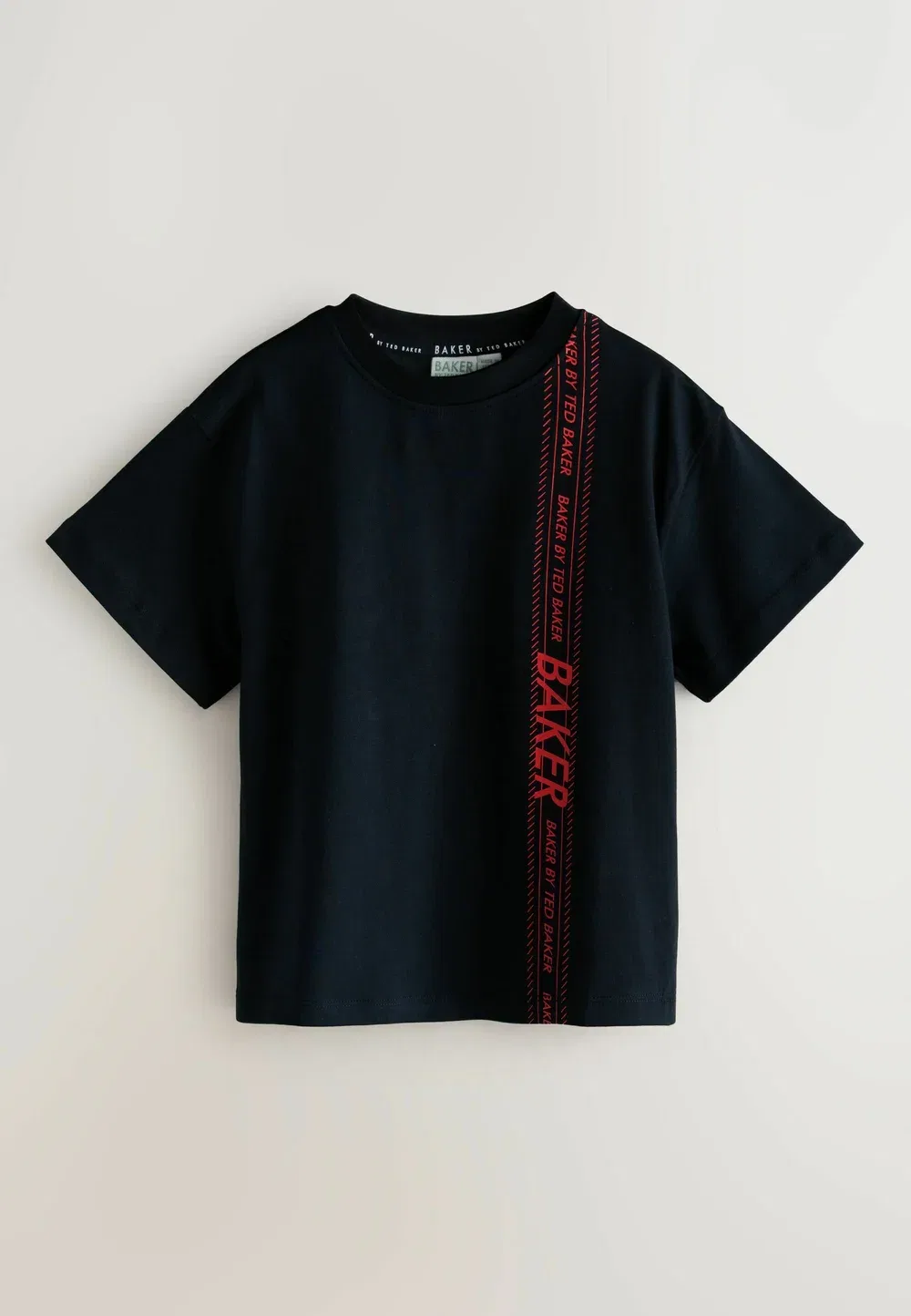 Футболки стандартного кроя с графическим принтом, комплект из 3 штук Baker By Ted Baker, Red Black White — фото 4