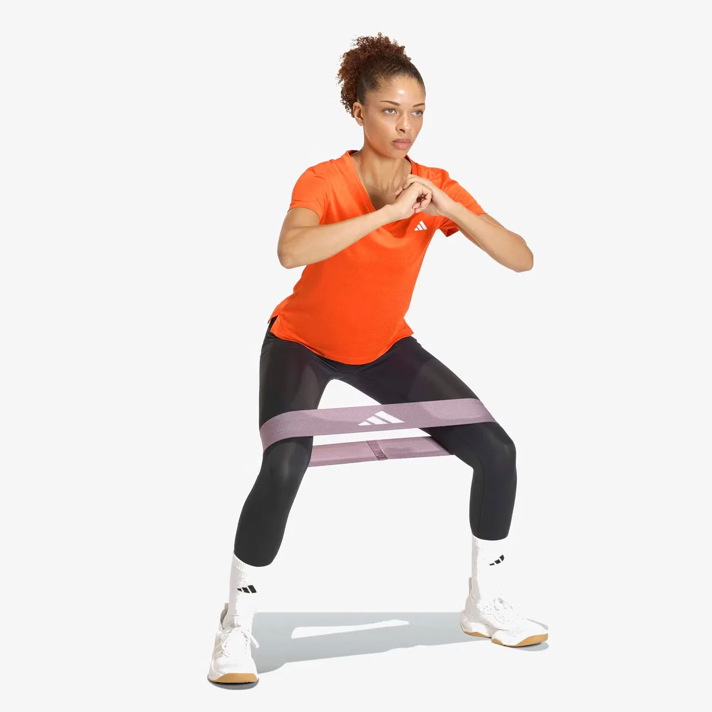 Футболка с V-образным вырезом Workout Essentials Adidas, оранжевый — фото 4
