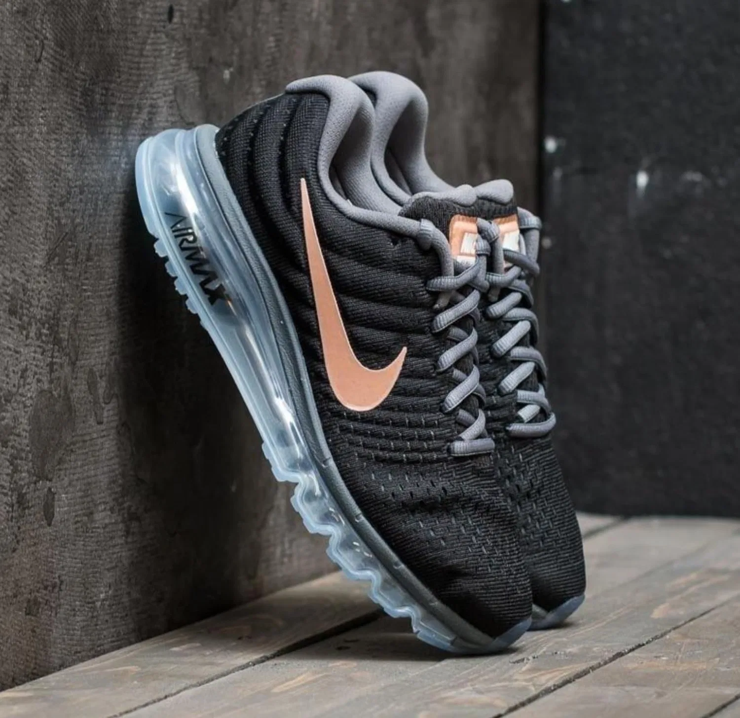 Детские кроссовки для мальчиков с шнуровкой NIKE Air Max SC NIKE, Black Red Metallic Bronze — фото 4